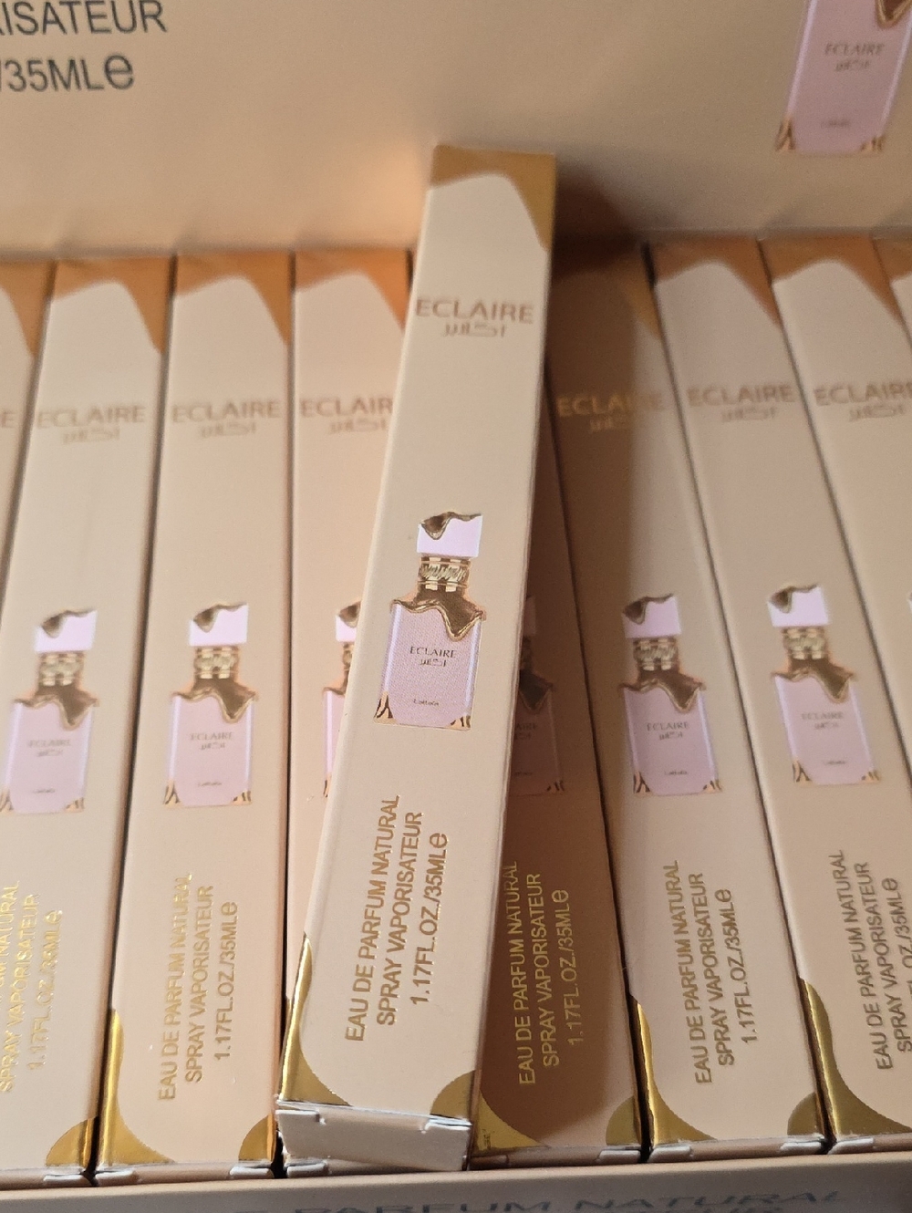 ECLAIRE  Pink & Gold Perfume Spray Travel Size